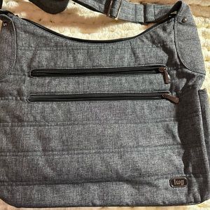 Lug gray crossbody